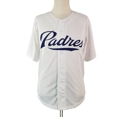 San Diego Padres jersey mens XL extra large white 23 Gonzalez Stadium promo - Image 1 of 4