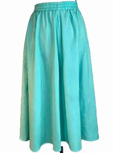Falda midi plisada vintage Saint Germain Paris para mujer con bolsillos talla M - Imagen 1 de 11