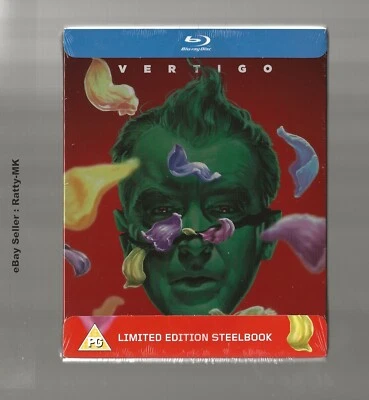 VERTIGO - UK EXCLUSIVE BLU RAY STEELBOOK - NEW & SEALED - Image 1 of 3