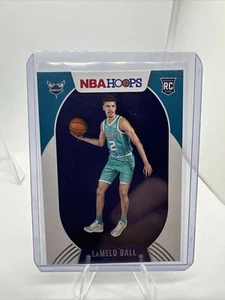 Tarjeta de novato LaMelo Ball 2020-21 NBA Hoops RC #223 Charlotte Hornets F44 - Imagen 1 de 2