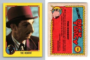 The Rodent #14 Dick Tracy Movie 1990 Topps Trading Card