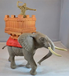 Elefante de guerra pintado TSSD con Howdah TS132 - Imagen 1 de 5