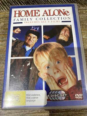 Home Alone Collection 1, 2, 3, & 4 (DVD, 1990) Family Classics - GREAT CONDITION - image 1 of 4