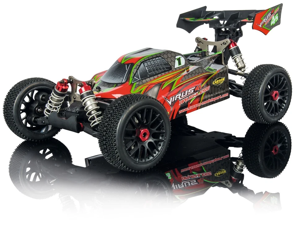 Carson 500409060 1:8 Elektro Buggy Virus 4.1 4S Power Brushless BL bis zu 80 km/ - Bild 1 von 4