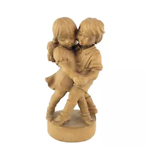 1980 Vintage Dancing Children Wood Robert Lang Oberammergau Passion Figurine - Picture 1 of 8