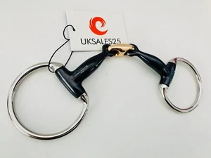 Sweet Iron Eggbutt Snaffle Bit Copper Lozenge (UKSALES25®) *SAME DAY DISPATCH* - Picture 1 of 12