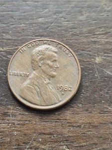 1982 D Lincoln Cent 3,1 Gramm in ziemlich gutem Zustand - Bild 1 von 4