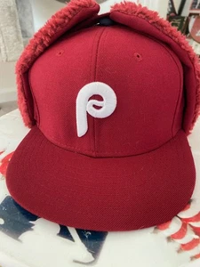 Philadelphia Phillies MLB Oreja de Perro De Colección Cooperstown Gorra de Lana Ajustada 7 1/8 - Imagen 1 de 6