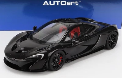 MODELLINO AUTO STATICO AUTOART MCLAREN P1 2013 FIRE NERO MODELLISMO SCALA 1/18 - Immagine 1 di 4