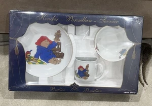 Vintage Paddington Bear Reutter Porcelain Set Made In Germany New In Box - Bild 1 von 10