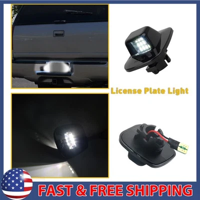 2 PCS LED License Plate Light For 1992-1999 GMC C1500 Suburban C2500 K1500 K2500 - Image 1 of 4