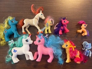 Lot 9 My Little Pony/Spielzeugpferd Lot, verschiedene Alter/Stile - Bild 1 von 8