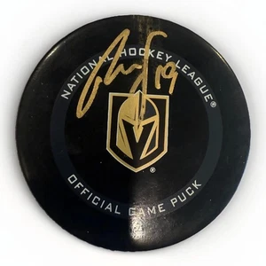 Riley Smith Signed Las Vegas Golden Knights Official Game Puck - Picture 1 of 6