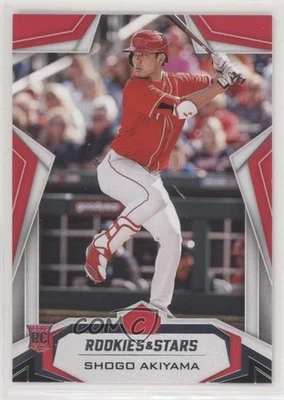 2020 Panini Chronicles Rookies and Stars Shogo Akiyama #1 RC - Image 1 of 2