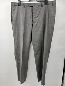 Brook Taverner Avalino Light Grey Trousers 42W Wool Blend Durable - Picture 1 of 6
