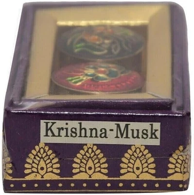 Perfume sólido Krishna Musk - 0,14 oz aroma a chakra, unisex, hecho a mano, vegano Foto 1 de 3