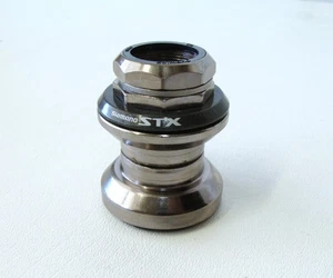 ~ Vintage Shimano STX 1” Threaded Headset Cartridge Bearing Smoke Finish - VGC ~ - Picture 1 of 6