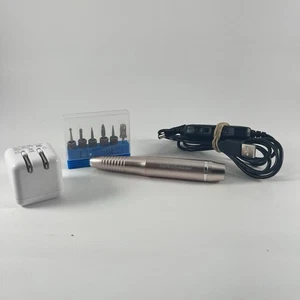 MelodySusie Trapano Elettrico Portatile per Unghie Oro Rosa + Kit 6 Punte - Foto 1 di 8