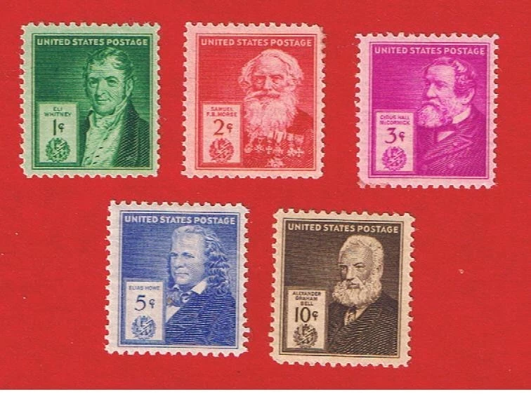 #889-893  MNH OG   Inventors   Free S/H - Image 1 of 1