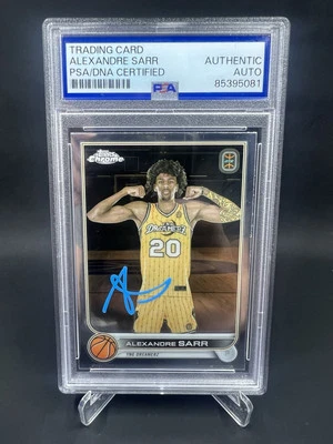 Alexandre Sarr Signed 2023 Topps OTE RC IP Auto PSA/DNA Washington Wizards - Image 1 of 2