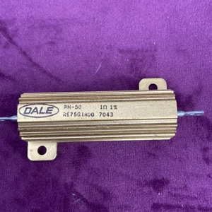 1-Pc Dale RH -50 50W 1-Ohm 1%  Power Resistor 1970 Date Code, NOS NEW - Picture 1 of 2