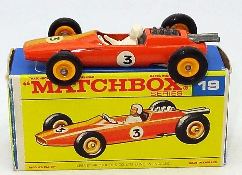 LESNEY MATCHBOX NO. 19 LOTUS RACING CAR - MINT BOXED - Image 1 of 4