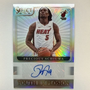 2020-21 Panini Select Precious Achiuwa Youth Explosion Silver Prizm Auto RC - Picture 1 of 2