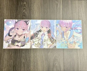 Hololive Birthday Commemoration 2020 Akua Minato foil-stamped signed 3-piece set - Picture 1 of 1