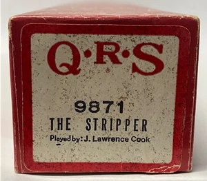 QRS Player Piano Word Roll 9871 The Stripper Played by Lawrence Cook  - Picture 1 of 3