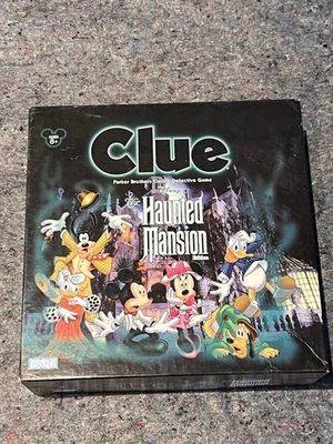 Clue Disney Haunted Mansion Edition Board Game Parker Bros 2004 COMPLETE  - Image 1 of 4