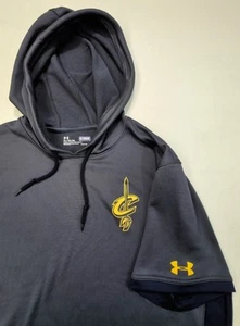 Felpa con cappuccio Under Armour Combine Cleveland Cavaliers uomo XL maglione manica corta - Foto 1 di 8