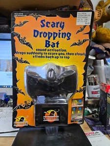 HALLOWEEN DECORATIONS WITCH GUEST ANNOUNCER AND DROPPING BAT - Picture 1 of 2