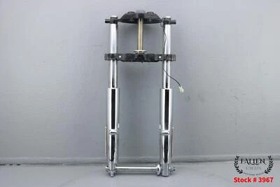 Harley Road Glide CVO 2013 41 mm horquilla delantera pierna dirección vástago conjunto cromo Foto 1 de 4