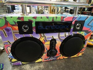 Bumpboxx Ultra Bluetooth Boombox in NYC Graffiti No Charger