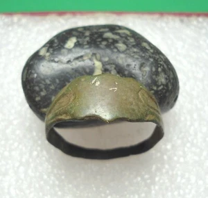 Antiker römischer Bronze Ring Original echt antik selten R752 - Bild 1 von 8