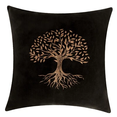 Funda de Almohada Gamuza Cuero Funda de Almohada Funda de Cojín Cuero de Vaca Sofá Oficina Foto 1 de 4