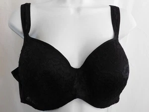 Avenue Body Bra 48C Black Lace Underwire Full Support Bra Size 48C - Picture 1 of 8