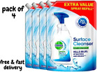 Dettol Antibac Surface Cleanser Spray Refill , Pack of x4 (1200ml)