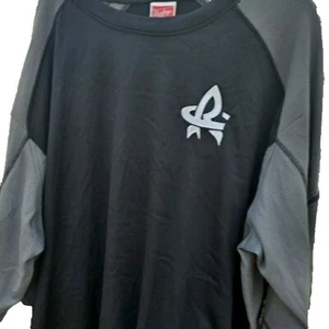 Mens 3x Rawlings Pullover Shirt Logo,black,long Sleeve 0405 10 - Picture 1 of 8