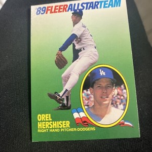 1989 Fleer - All Star Team #7 Orel Hershiser