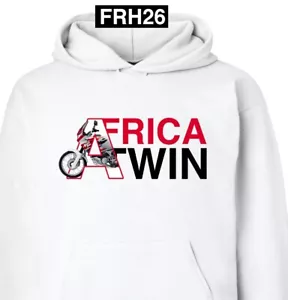Kapuzenpulli Afrika Twin Weiß Kapuzenpullover Sweatshirt FRH26 - Bild 1 von 1