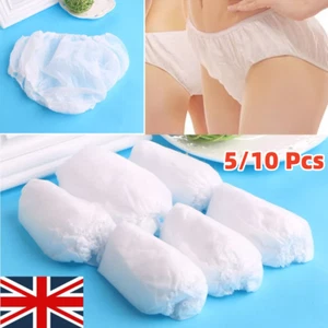 5/10X Disposable Maternity Briefs Hospital Knickers Prenatal Postpartum Panties - Picture 1 of 13