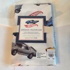 Pottery Barn HOT WHEELS PILLOWCASE Truck car birthday party holiday gift school