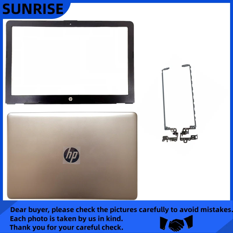 New For HP 15-BS 15T-BS 15-BW 15Z-BW 250 G6 TPN-C129 LCD Back Cover/Bezel/Hinges - Image 1 of 1