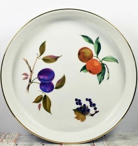 Royal Worcester Evesham Gold Porzellan große runde 93/4" Flan Schale - Bild 1 von 3