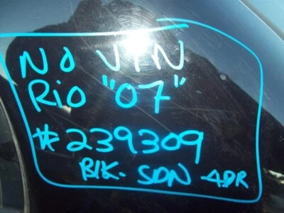 Used Speedometer Gauge fits: 2007 Kia Rio cluster US market MPH MT Grade A - Image 1 of 4