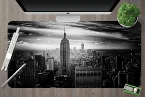 Alfombra antideslizante antideslizante para oficina de escritorio pintada a mano 3D New York 580 almohadilla de teclado grande - Imagen 1 de 6