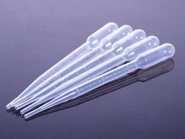 5 x 3 ml CLEAR DISPOSABLE PLASTIC PIPETTES 150mm long paint mixing AU FREE POST - Image 1 of 1