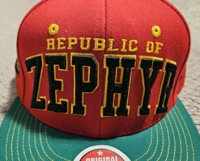 Zephyr Snapback Hat Red - Image 1 of 4