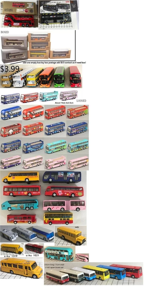 1/120 DENNIS MAN VOLVO HongKong 1/110 siku 1021 city 1319 school bus diecast - Image 1 of 1